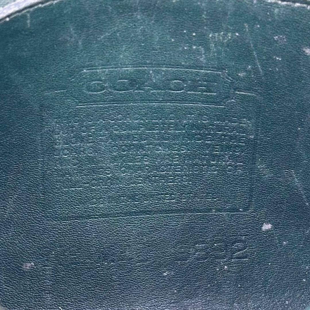 オールドコーチ　ショルダーバッグ　ドイツホック　9892 オールレザー　グリーン