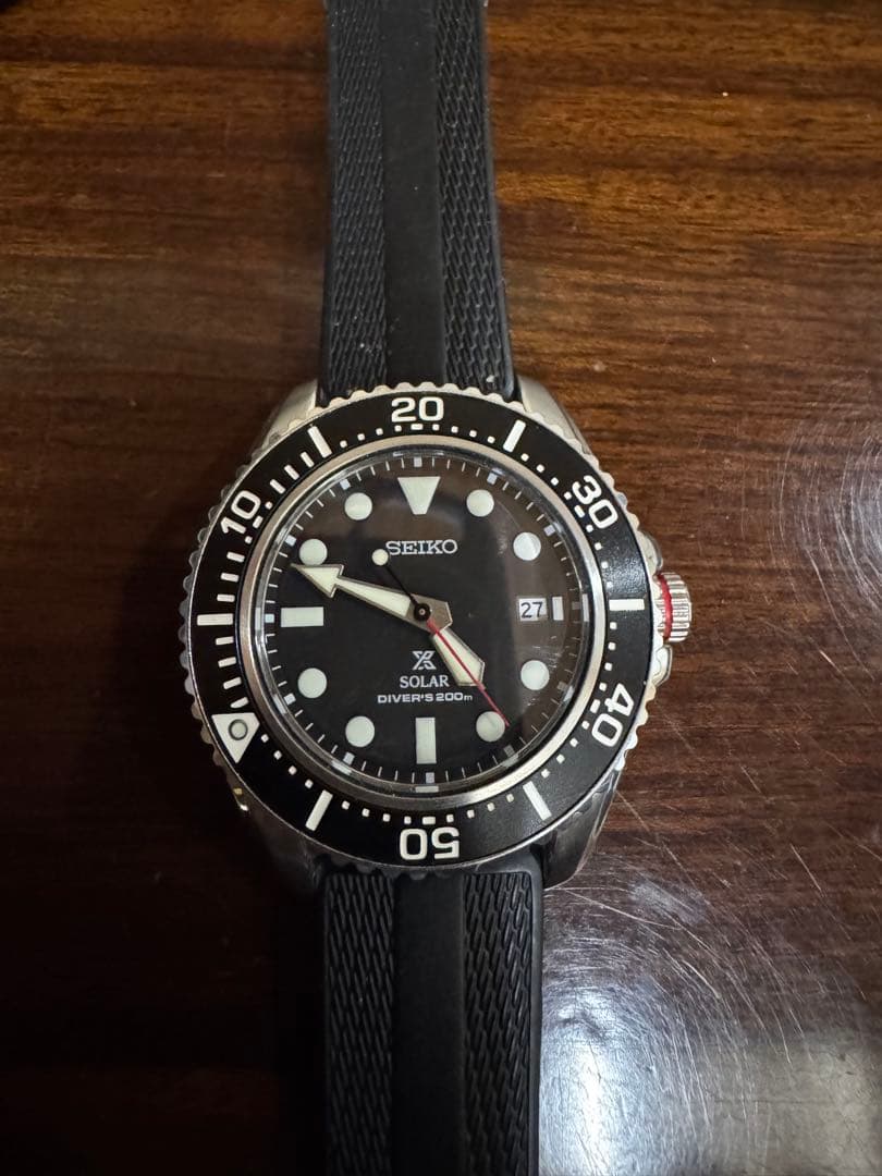 保証書有SEIKO PROSPEX V157-0BT0 純正ダイバーベルト付