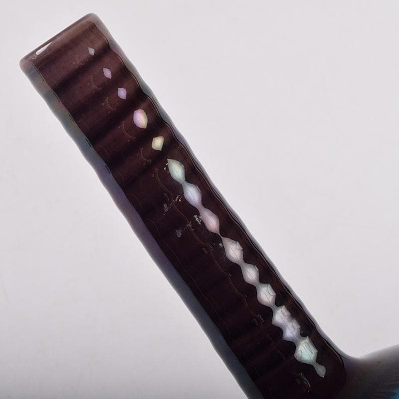 九谷焼　人間国宝　徳田正彦（三代徳田八十吉）　彩釉　花生　M　R8912