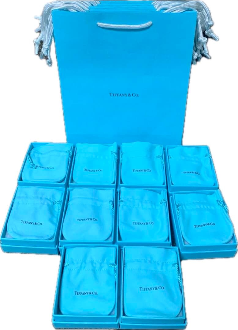 現行品Tiffanyティファニー　空箱巾着ショッパー　10セット
