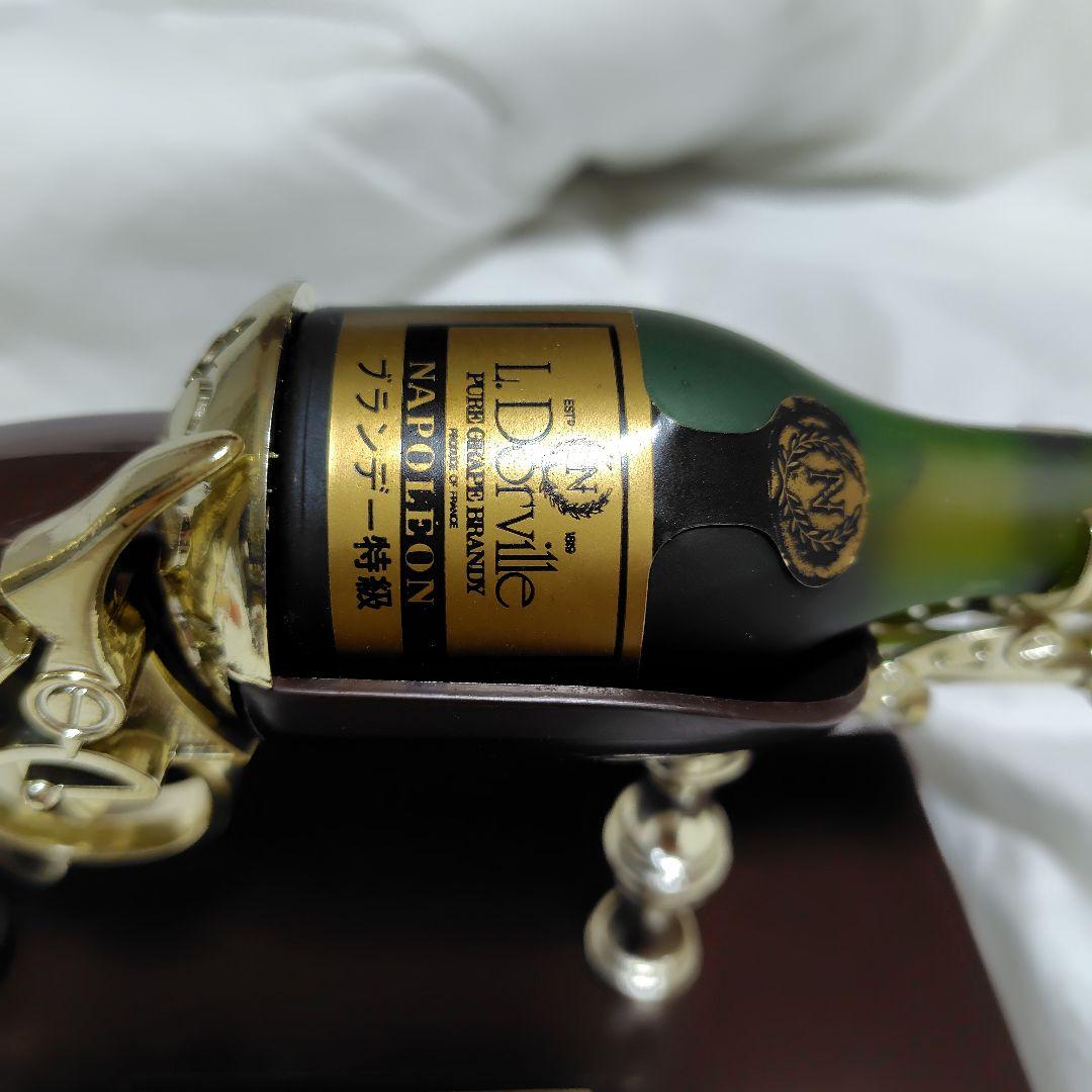 古酒・台座付きナポレオン20年以上経過ミニボトル・ヴィンテージ・希少