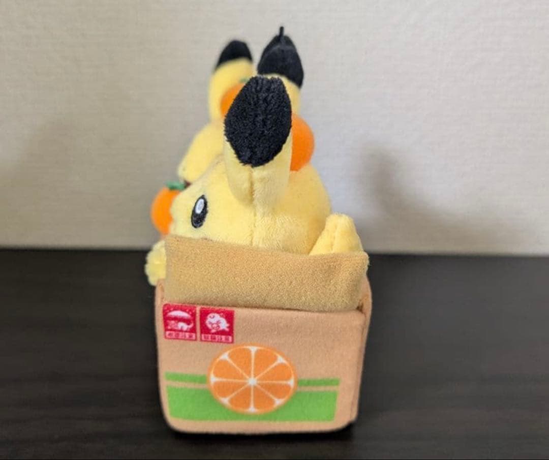 ペアピカチュウと愛媛みかん えひめ