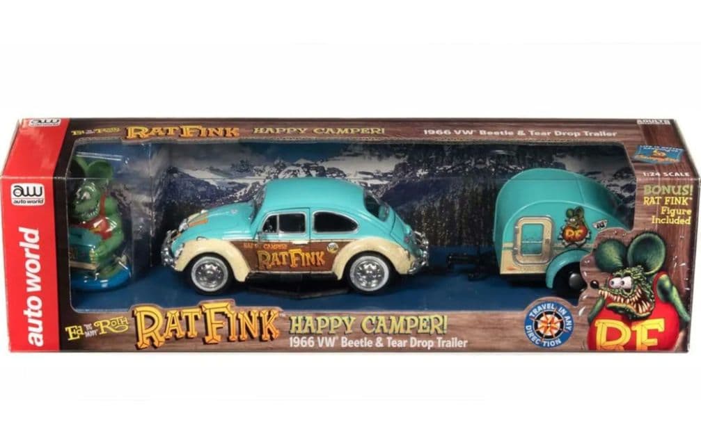 1966 フォルクスワーゲン・ビートル ウィズ　ティアドロップ・トレーラー