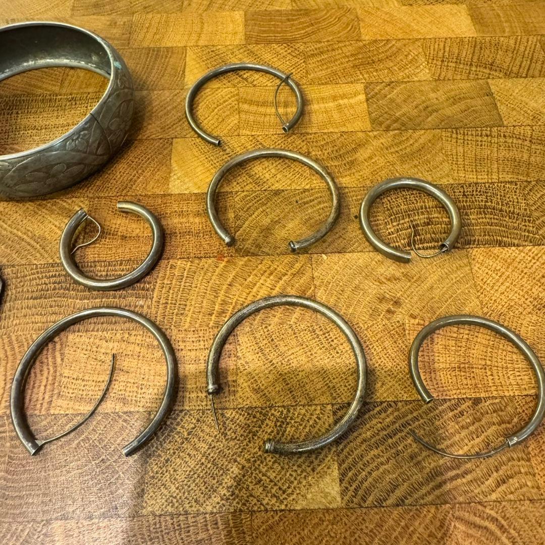 シルバー系アクセサリー大量まとめ売り 約277g｜925刻印含む