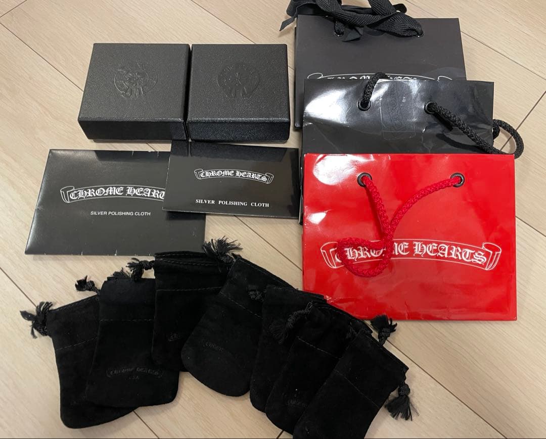 クロムハーツ　革袋　ショッパー