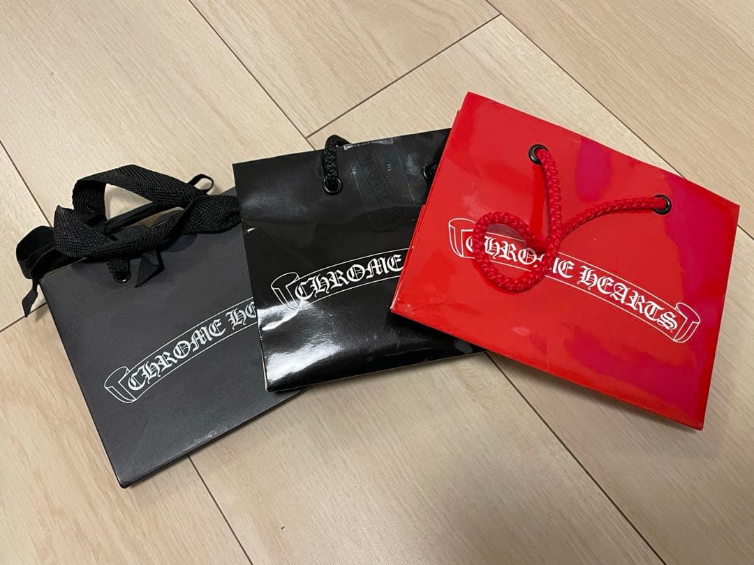 クロムハーツ　革袋　ショッパー