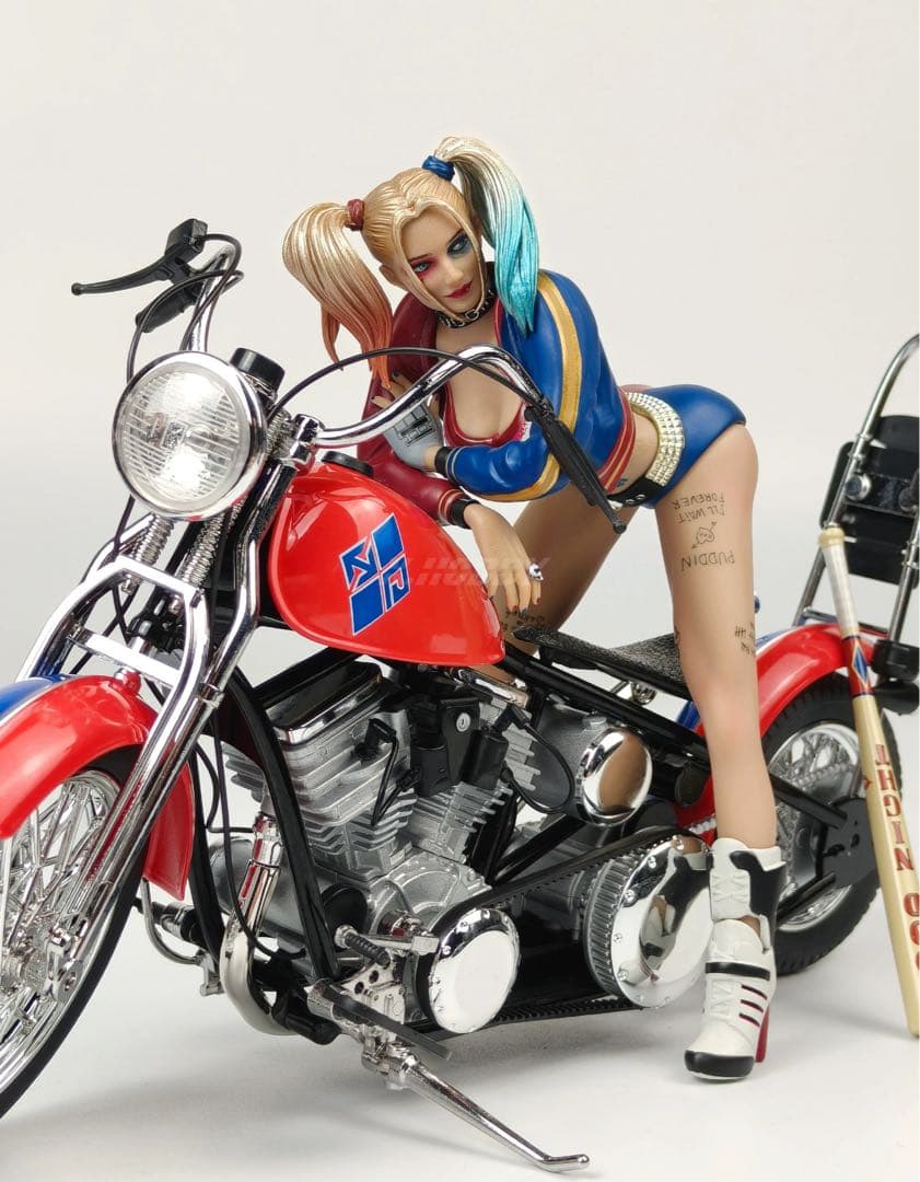 ハーレイ・クイン バイク 1/10スケール DCコミック 海外限定
