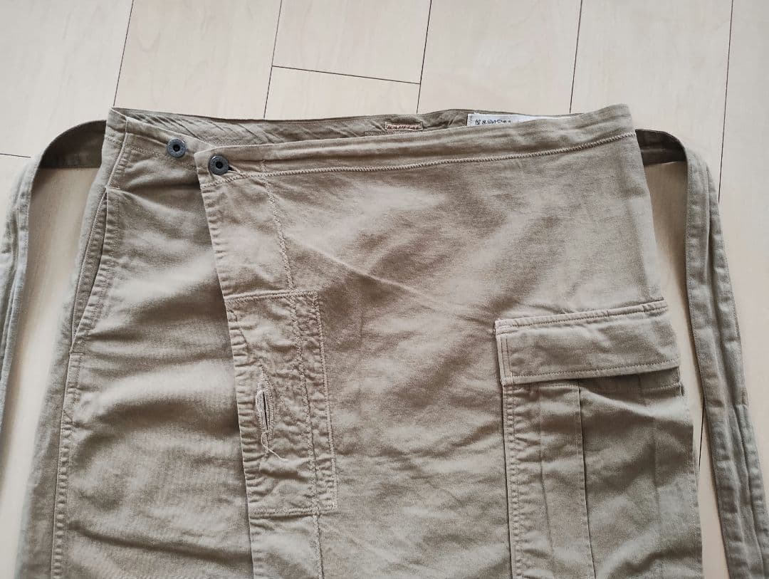 キャンセル　KAPITAL　ラップパンツ　ベージュ　L