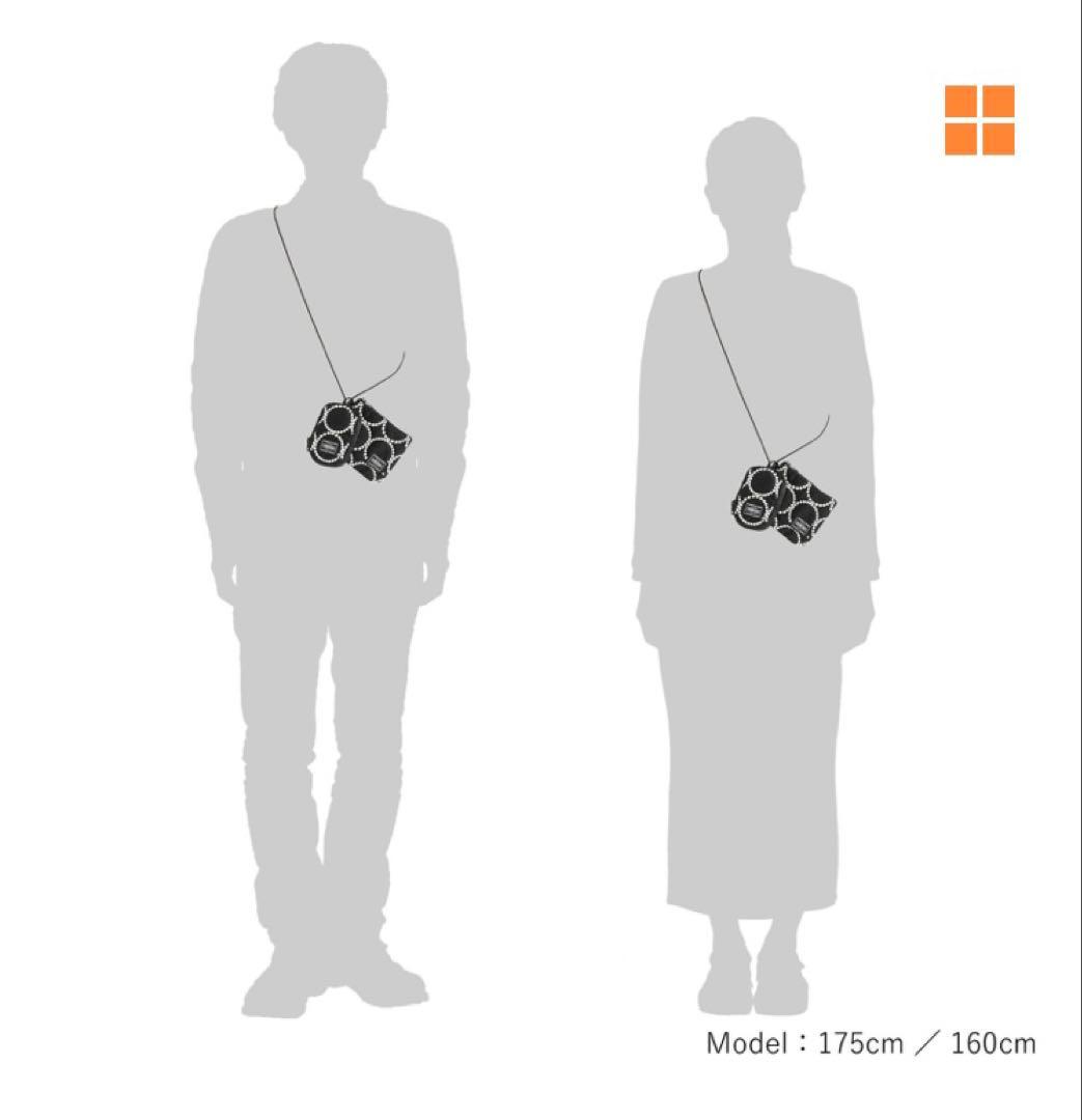 PORTER ミナペルホネン　パース　キーケース　ブラック・ホワイト