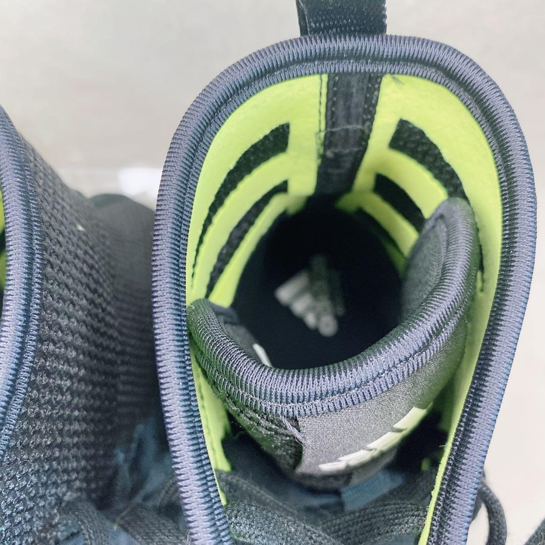 極美品　アディダス　ボクシングシューズ ハイカットメッシュ　ブラック　26.5