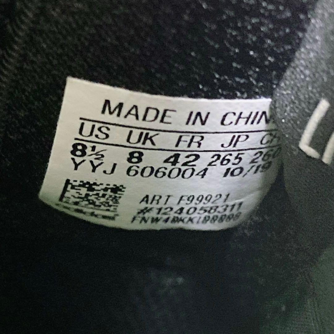 極美品　アディダス　ボクシングシューズ ハイカットメッシュ　ブラック　26.5