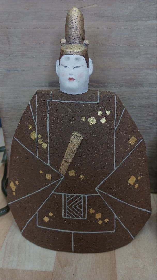 雛人形　【陶びな】　日光山　陶華　宮田徳夫　陶製　 お雛様　 ひな人形　共箱