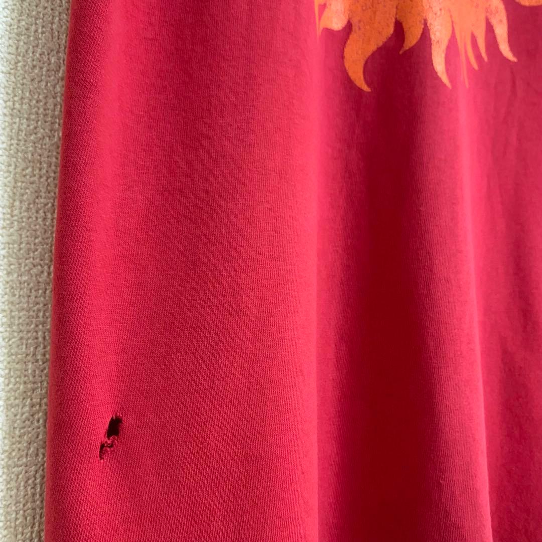 80s 前期 STUSSY USA製 黒タグ 太陽 ロゴ エンブレム Tシャツ