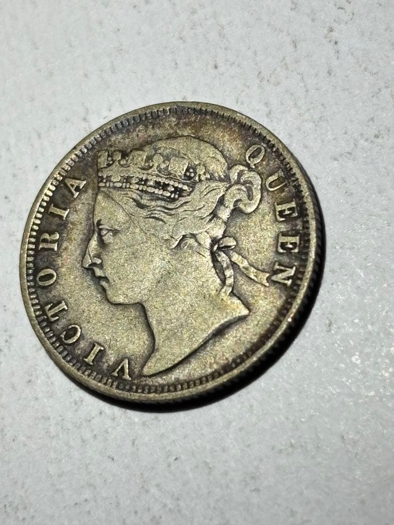 f*i様 イギリス領香港　20セント銀貨　1888年　希少　レア　中国　外
