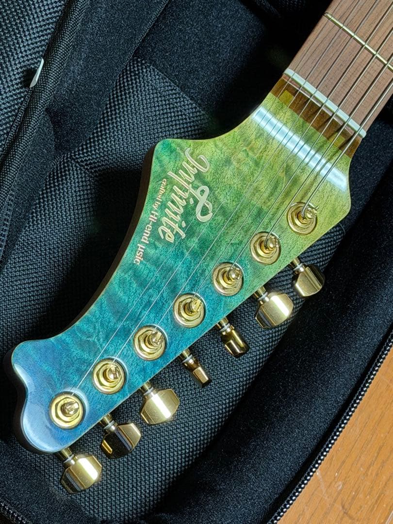 国産ブランド infinite guitar 7弦エレキギター ミディアム