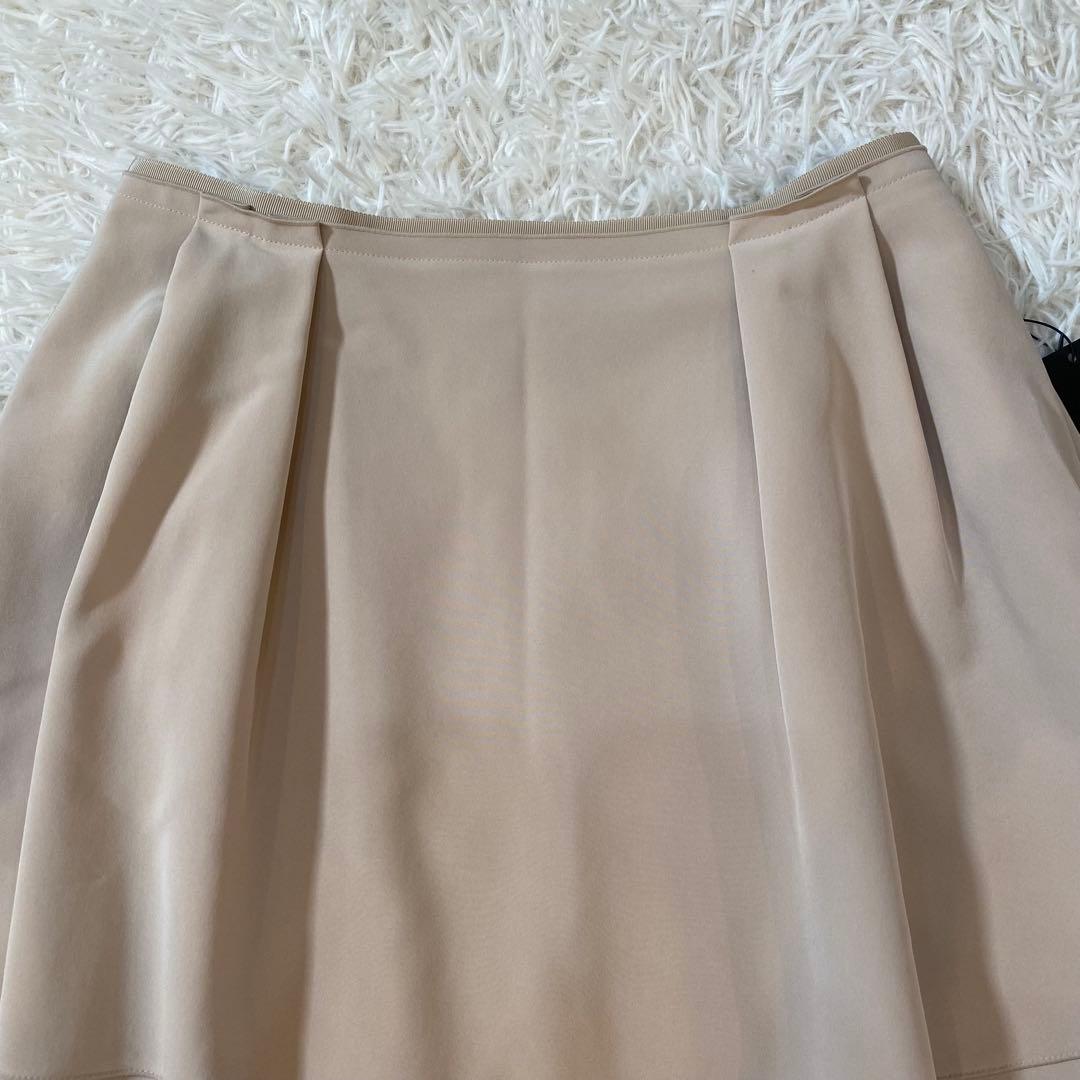 極美品 22年 フォクシー スカート バロン 42 ロイヤルミルクティ