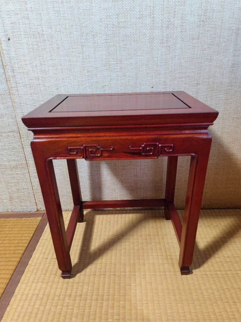 ヴィンテージ　中国　　ネストテーブル　唐木