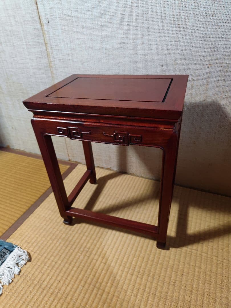 ヴィンテージ　中国　　ネストテーブル　唐木