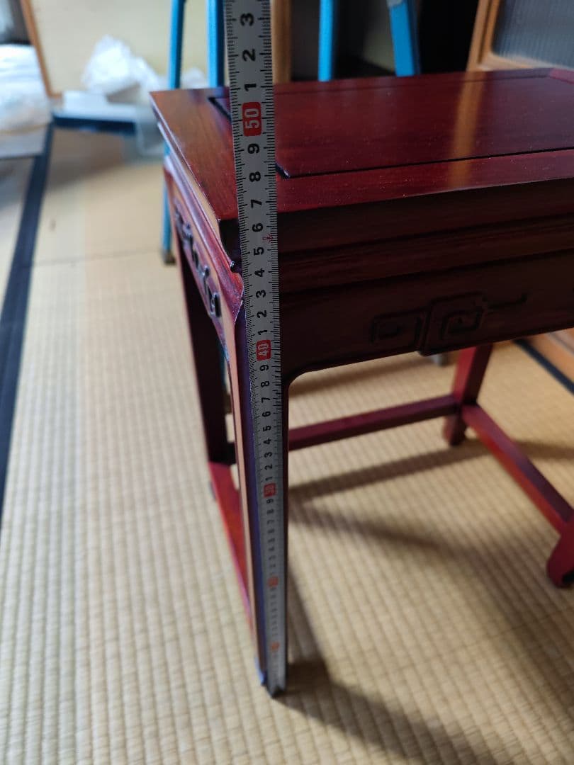 ヴィンテージ　中国　　ネストテーブル　唐木