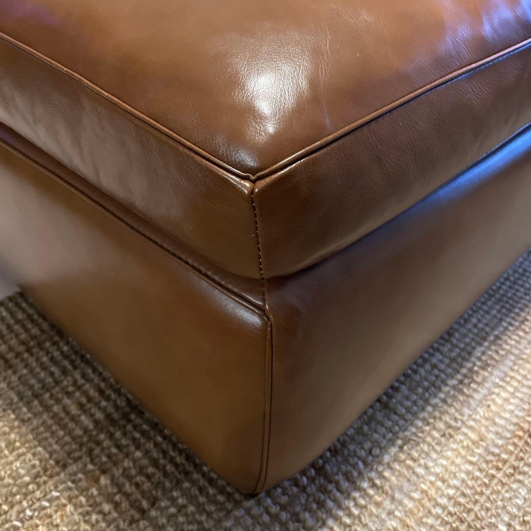 アクタス five by five レザーオットマン