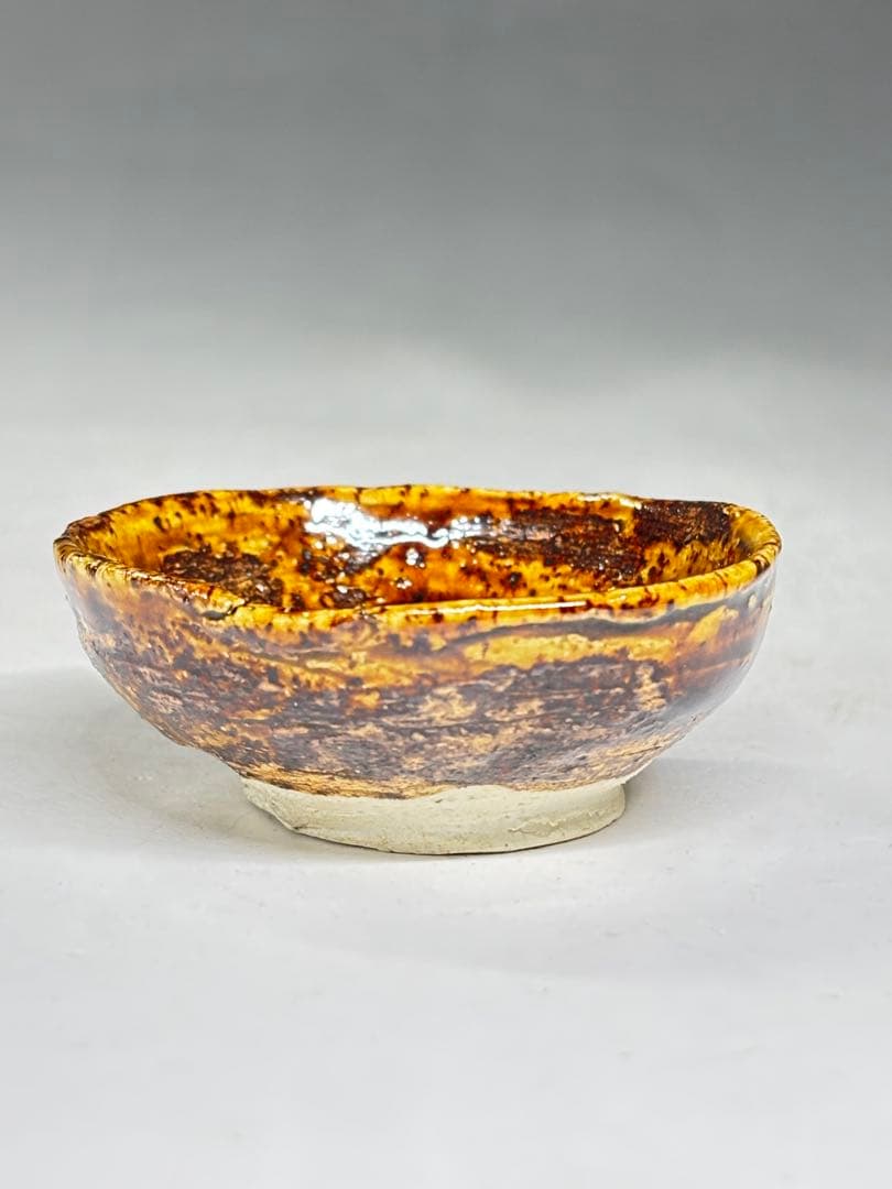 『川喜田半泥子』造 円満盃 銘「神風」共箱 ぐい呑 盃 酒器 酒杯