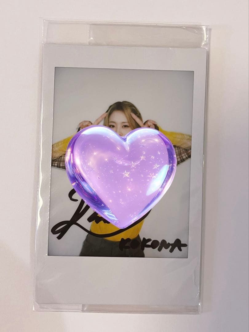 ME:I CONIC B賞　佐々木心菜サイン入りチェキ