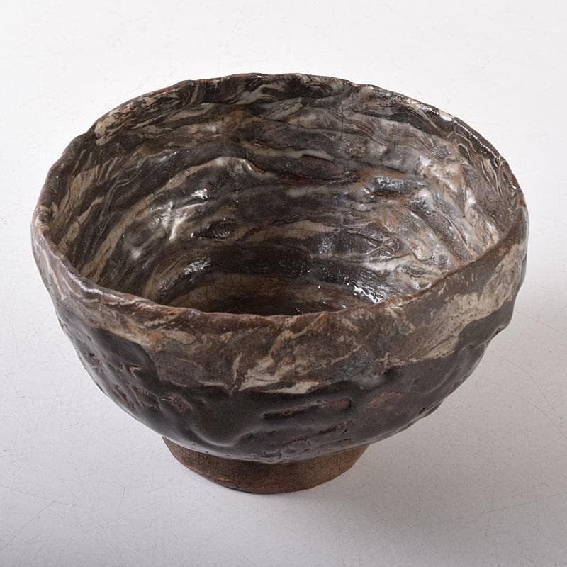 朝鮮美術　李朝　高麗会寧茶碗　時代箱付　V　8260