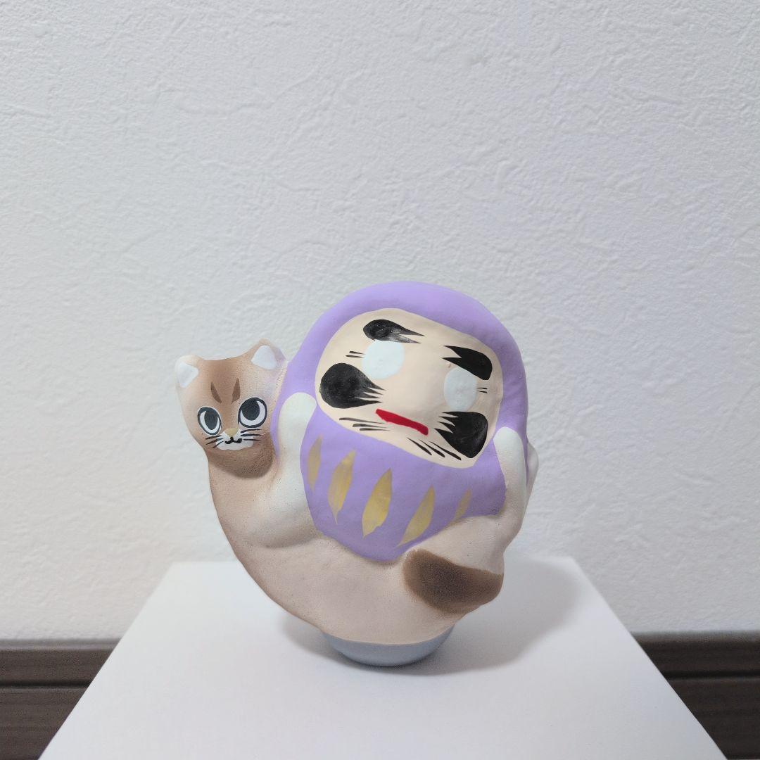 【即購入OK】かしゆか商店　だるまの幸喜 高崎だるまとリヨン 藤色