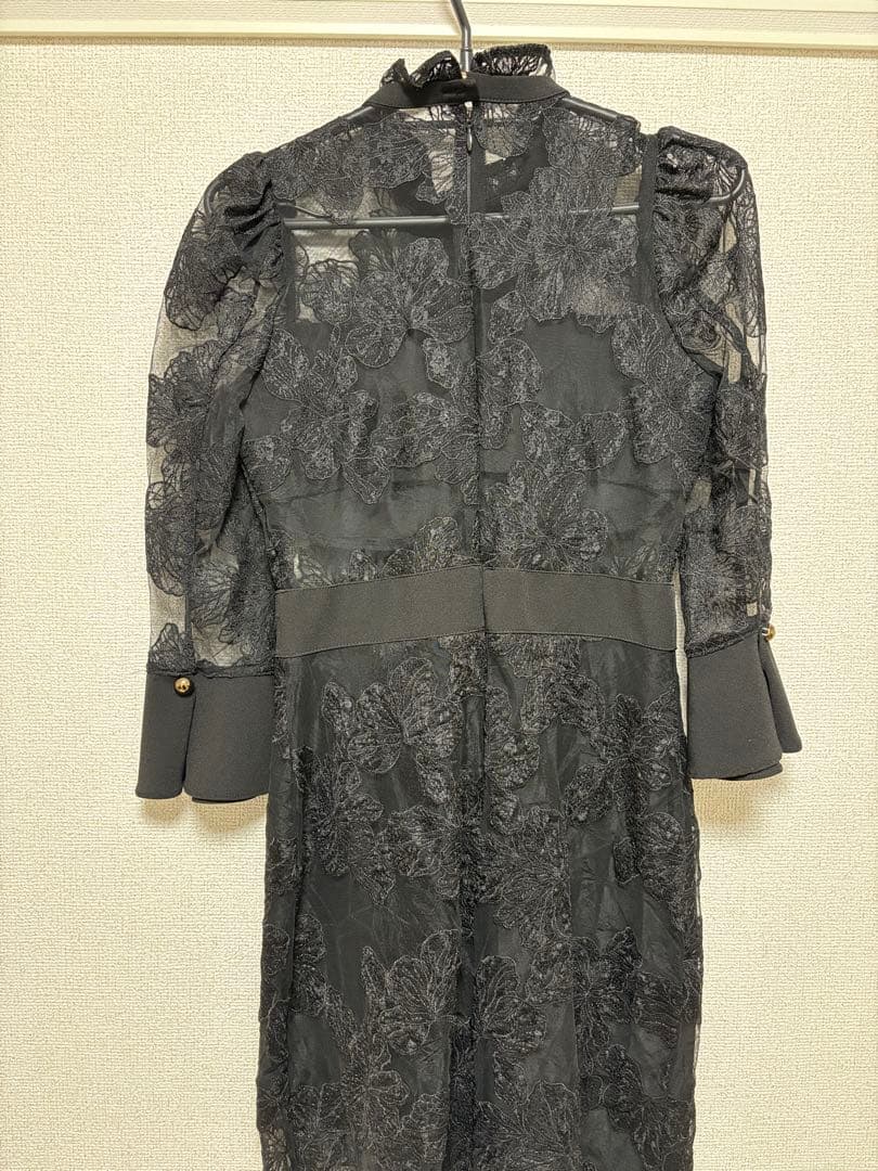 レースタイトドレス ブラック Andy