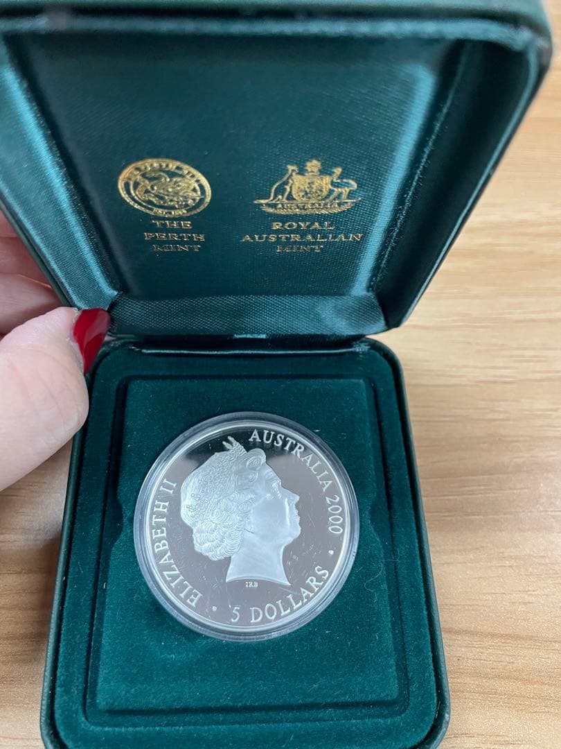 シドニーオリンピック2000年記念5ドル銀貨