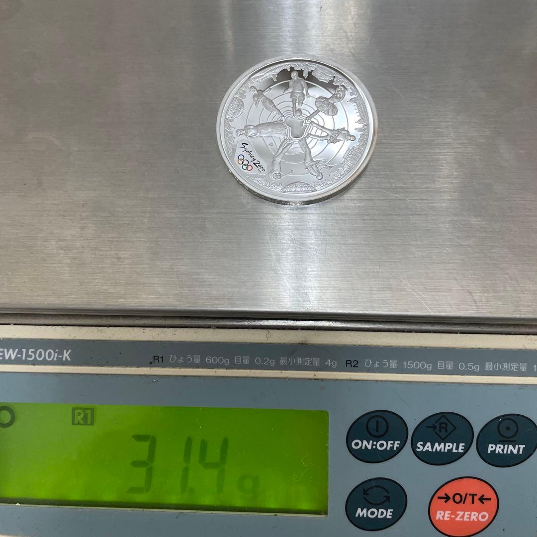 シドニーオリンピック2000年記念5ドル銀貨