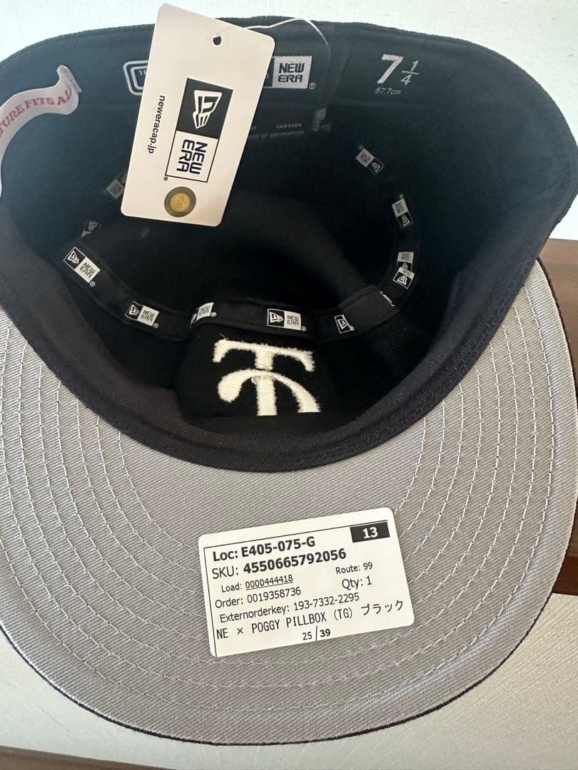 New Era Pillbox ブラック 7 1/4 poggy ジャイアンツ