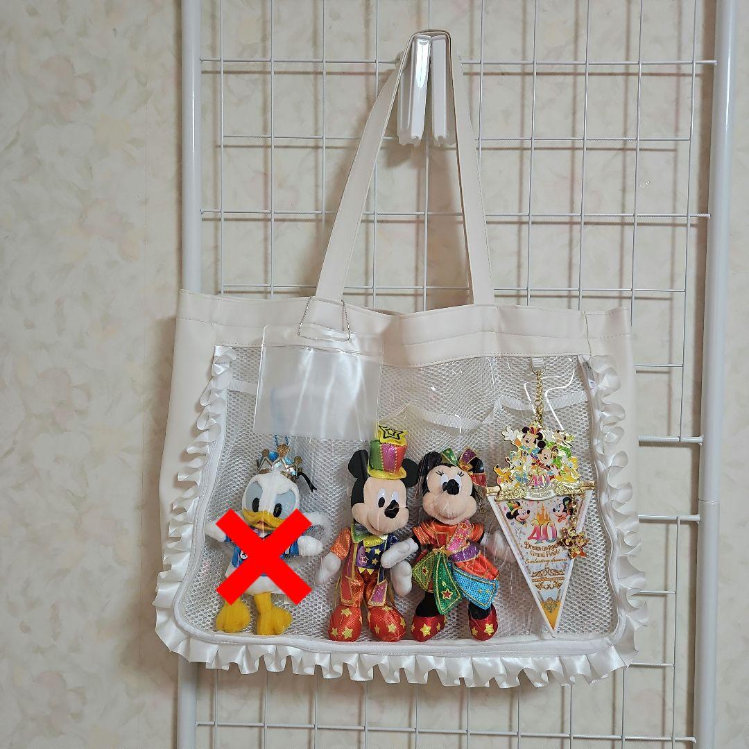 ディズニーランド40周年　ぬいば　ガーランドバッグチャーム　トートバッグ