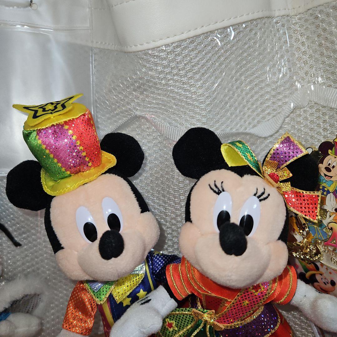 ディズニーランド40周年　ぬいば　ガーランドバッグチャーム　トートバッグ