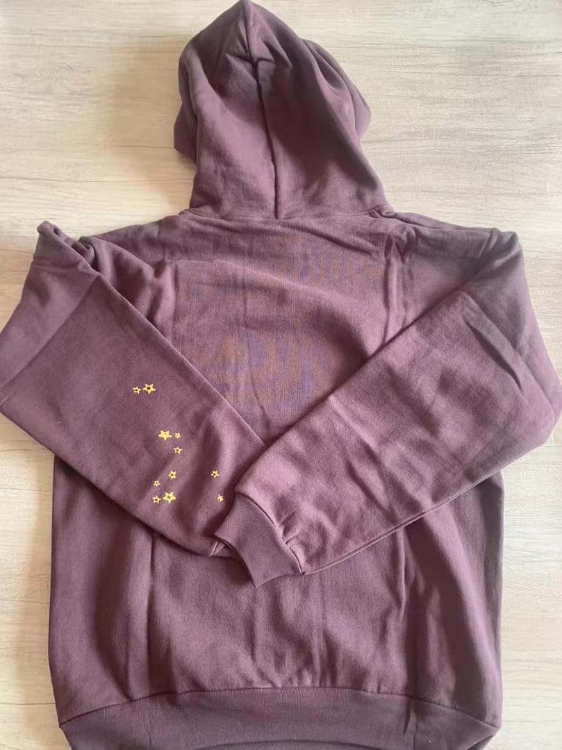 SP5DER フーディー パーカー ブラウン