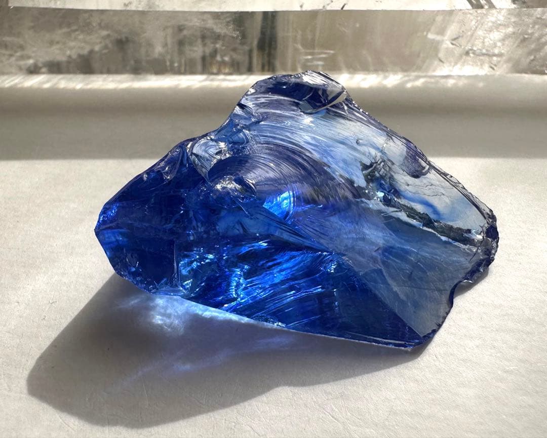 貴重シエラネバダ山脈アンダラクリスタル原石　ブルー　レムリアヒーリング瞑想　覚醒
