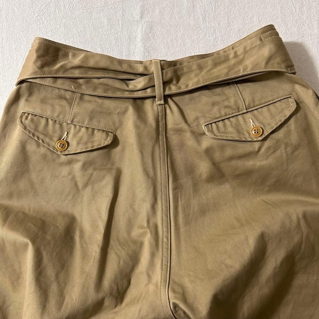 コモリ　COMOLI チノパン　ベルテッドパンツ　0サイズ