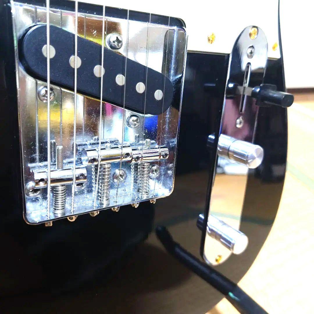 Jerma エレキギター ブラック‼️テレキャスター‼️動作確認済み‼️