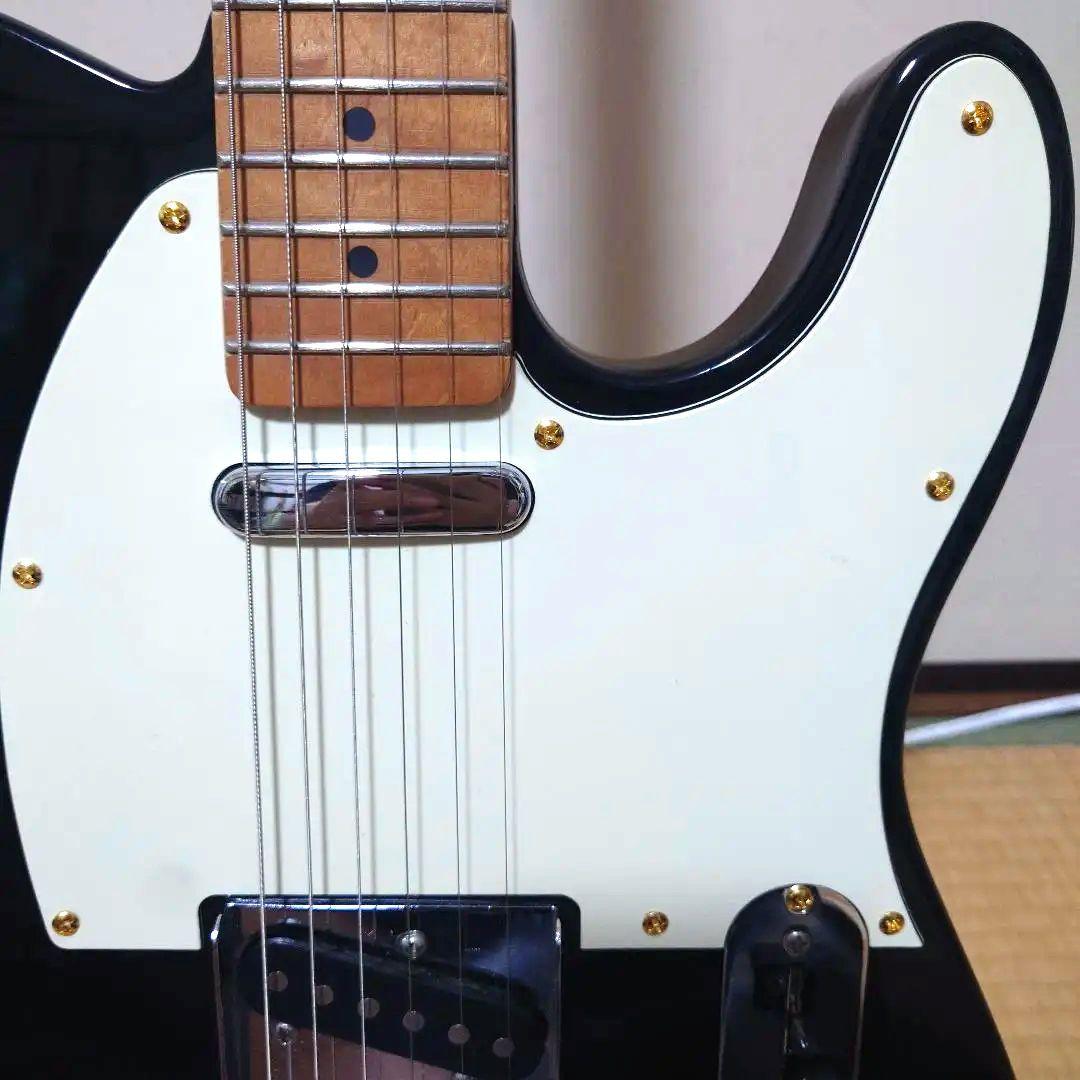 Jerma エレキギター ブラック‼️テレキャスター‼️動作確認済み‼️