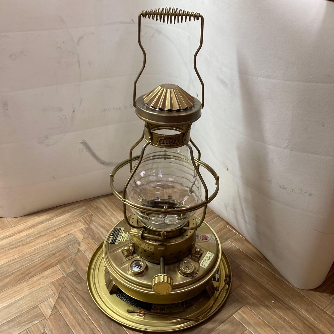 晴*読様 日本船燈 ニッセン IS-3DX フリージア 石油ストーブ 真鍮製