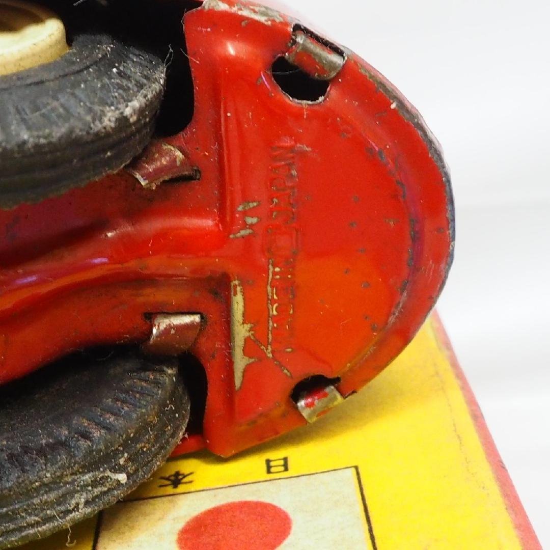 萬代屋【新三菱工業シルバーピジョン 赤】ブリキtin carスクーター箱はコピー