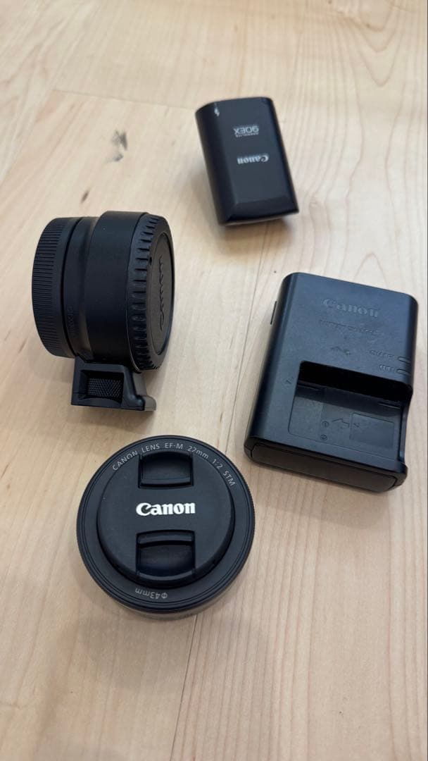 Canon EOS M2 ミラーレス一眼 18-55mm 22mレンズ付き