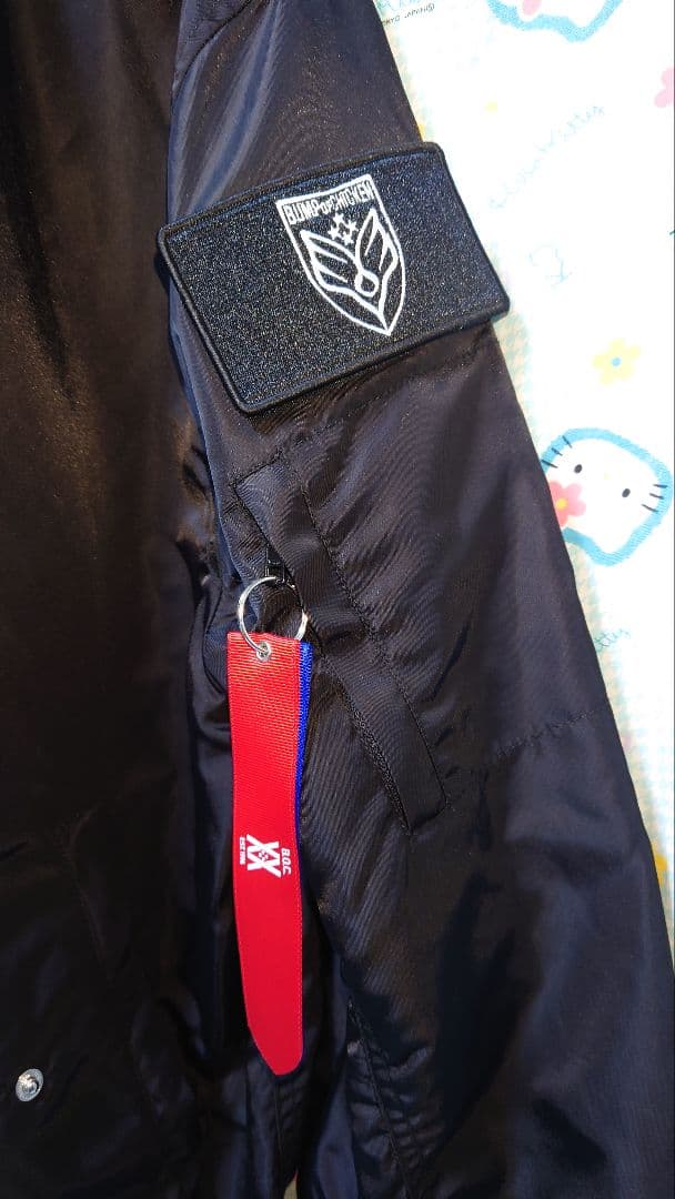 着用品　MA1黒ジャンパー　BUMP OF CHICKENバンプオブチキン　Ｍ