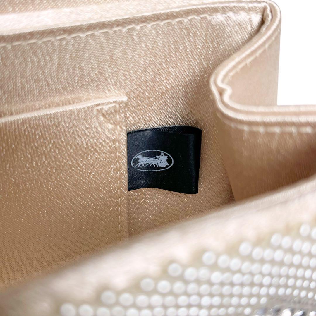 未使用品【東京イギン】フォーマル パーティー ビーズ ビジュー クラッチバッグ