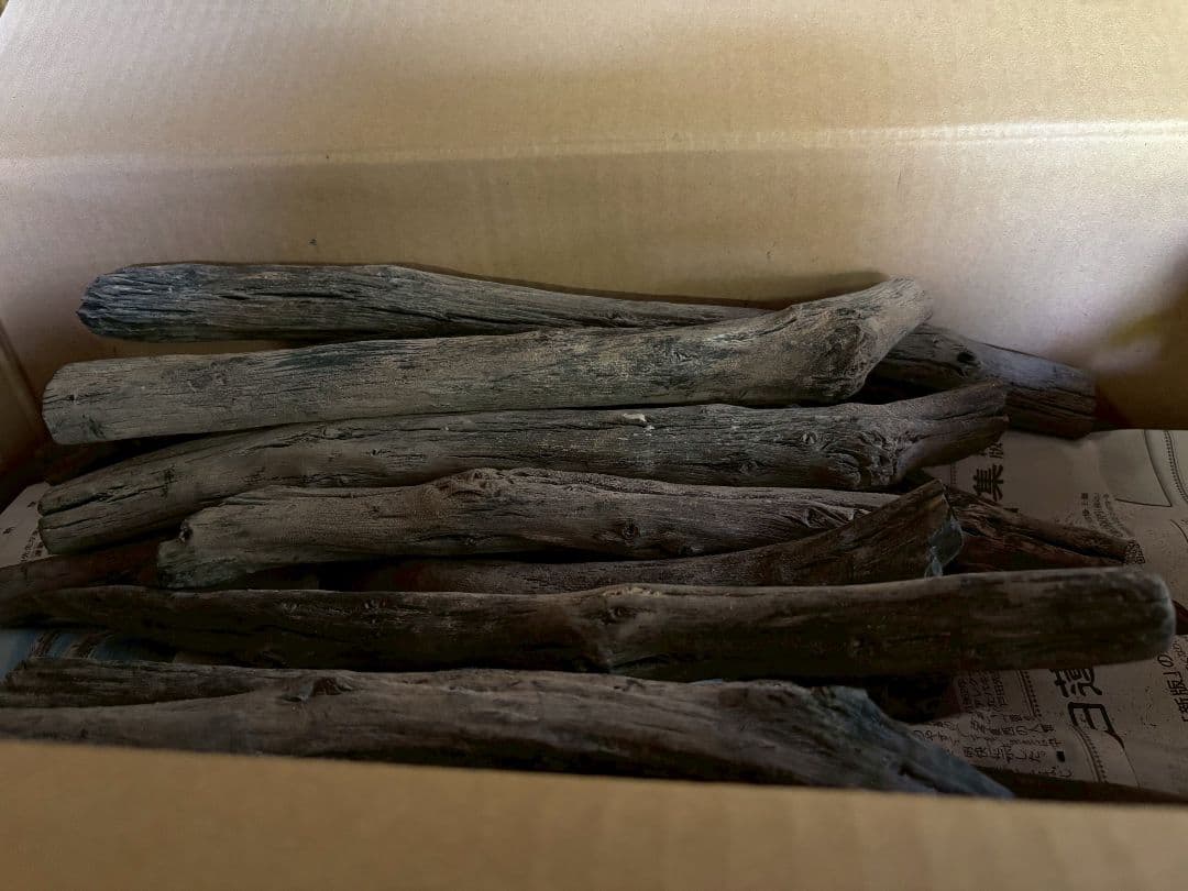 紀州備長炭 15kg箱 白炭太丸、小丸、割込