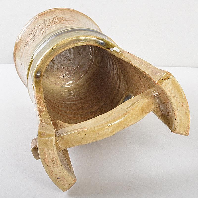 北大路魯山人作　黄瀬戸　切立手桶　黒田陶々庵極め箱　M　R6934