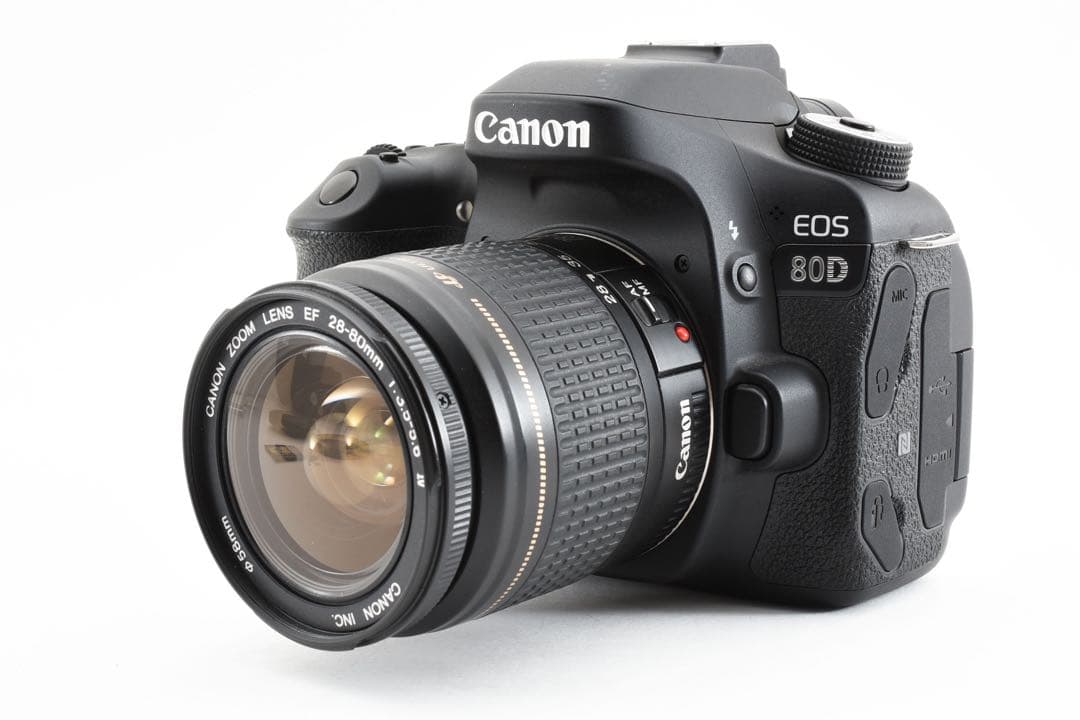 保証付き/Canon EOS 80D デジタル一眼レフカメラ 標準レンズセット