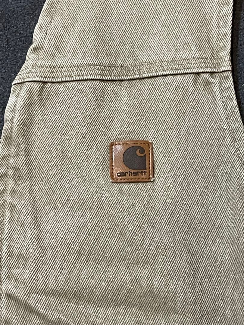 ビ*ン様 Carhartt ベージュ ダックベスト　MADE IN USA