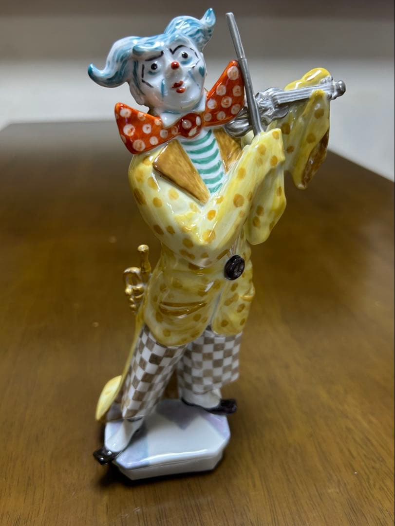 道化師の陶器置物訳アリMeissen マイセン 天使の音楽隊 陶磁器 バイオリン
