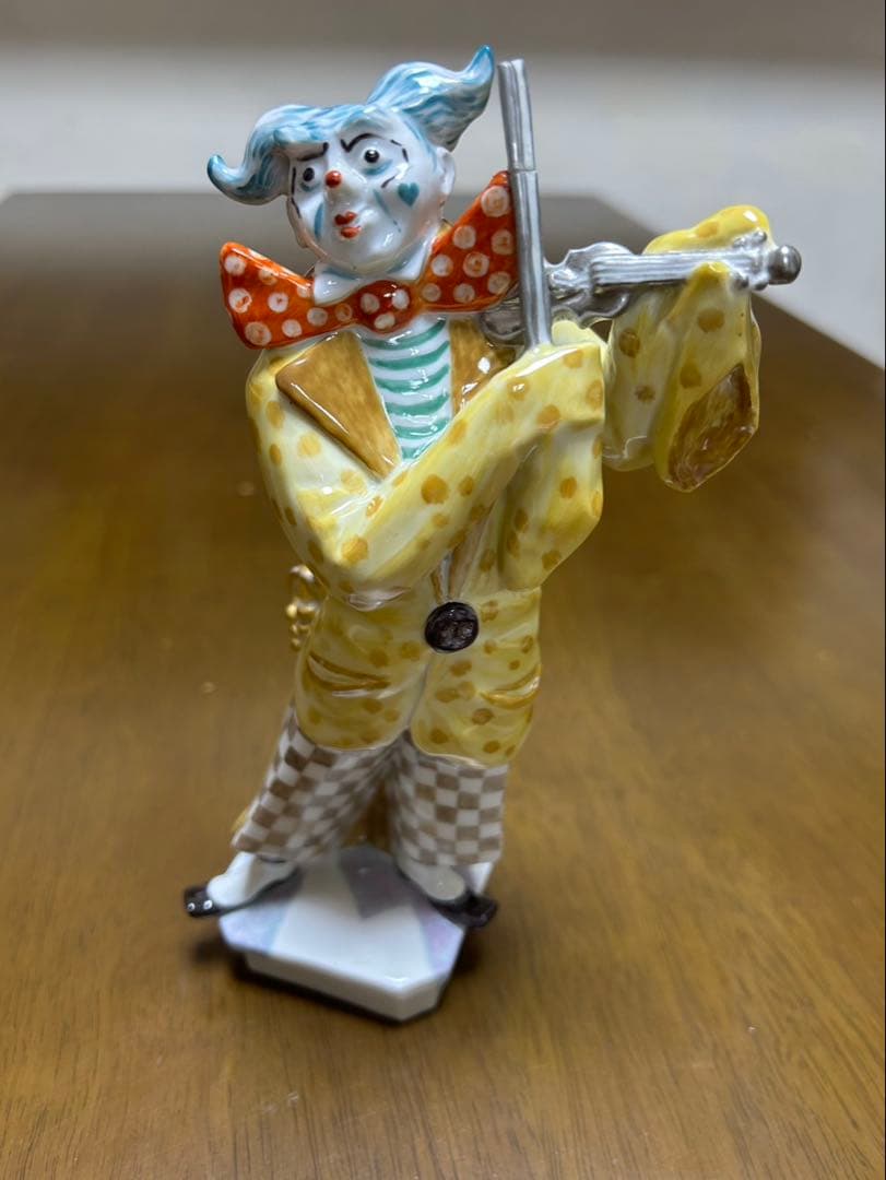 道化師の陶器置物訳アリMeissen マイセン 天使の音楽隊 陶磁器 バイオリン